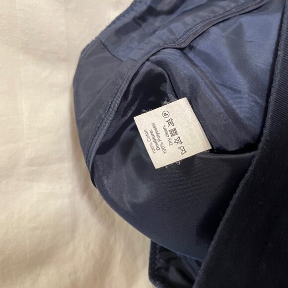 J.Crew Navy Mini Skirt Size 12 100% Cotton - Picture 5 of 6